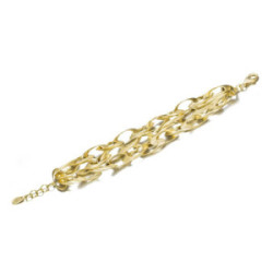 Bracelet NOVA in Silver. 18 k Gold vermeil