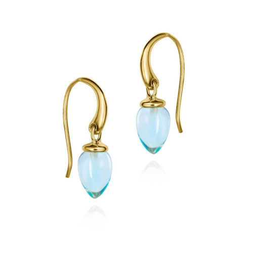 Pendientes PENDULUM de Plata. Baño de Oro 18k