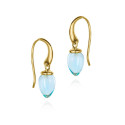 Pendientes PENDULUM de Plata. Baño de Oro 18k