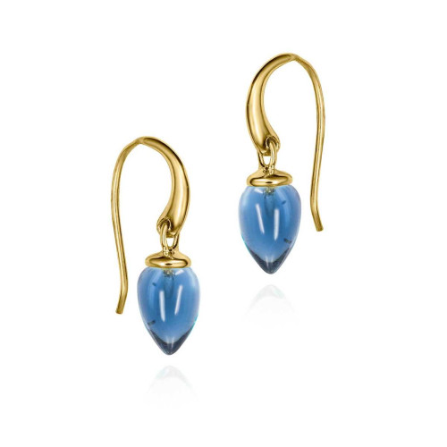 Pendientes PENDULUM de Plata. Baño de Oro 18k