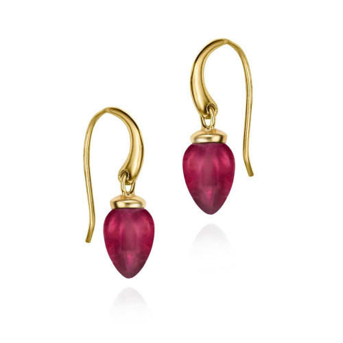 Pendientes PENDULUM de Plata. Baño de Oro 18k