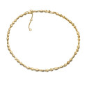 Collar NUGGETS de Plata. Baño de Oro 18k