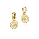 LUNA Earrings in Silver. 18k Gold Vermeil