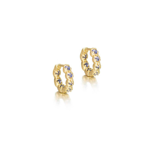 Pendientes DECO de Plata. Baño de Oro 18k