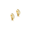 Pendientes DECO de Plata. Baño de Oro 18k