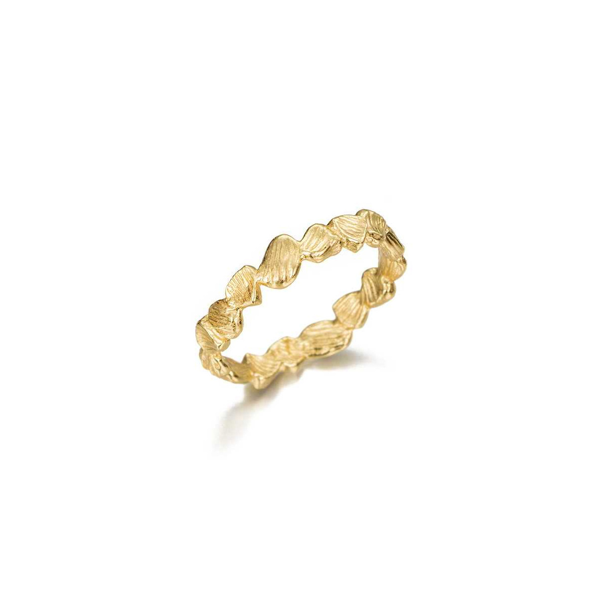 NUGGETS Ring in Silver. 18k Gold Vermeil