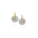 Mini earrings in 18k gold vermeil sterling silver