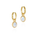Pendientes ESPECTROLITA plata/baño oro