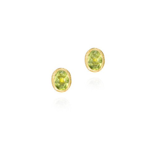 Pendientes OLIVINO plata/baño oro
