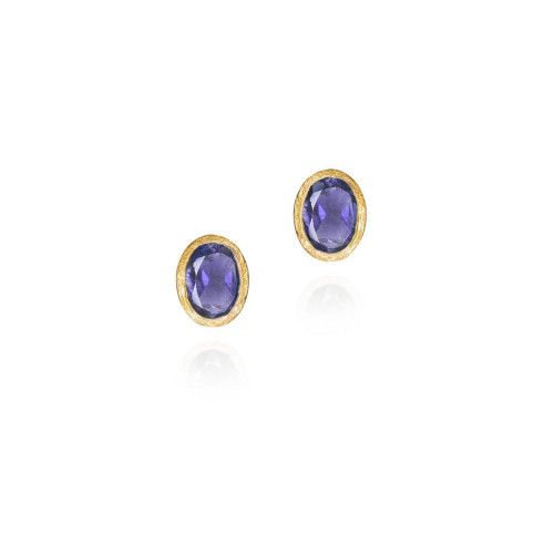 Pendientes ZAFIRO plata/baño oro