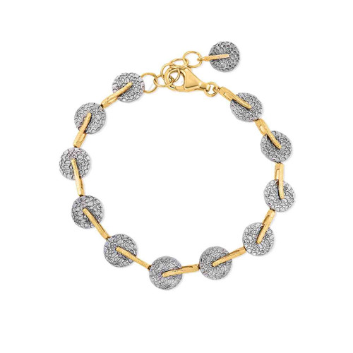 Bracelet in 18k gold vermeil sterling silver