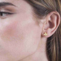 Bee earrings in sterling silver with 18k gold vermeil