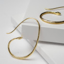 Pendientes CLEO de Plata. Baño de Oro 18k