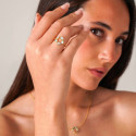 MORNING Ring  in Silver.  18k Gold Vermeil