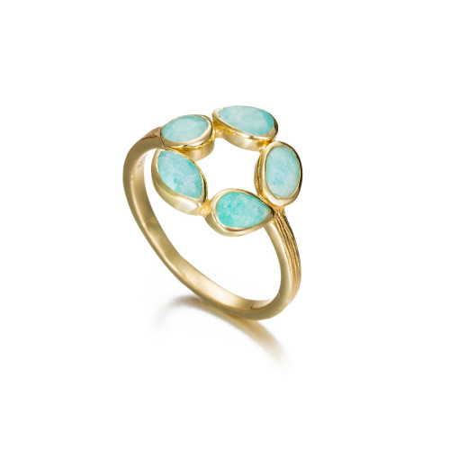 MORNING Ring  in Silver. 18k Gold Vermeil