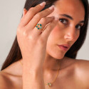 MORNING Ring  in Silver.  18k Gold Vermeil