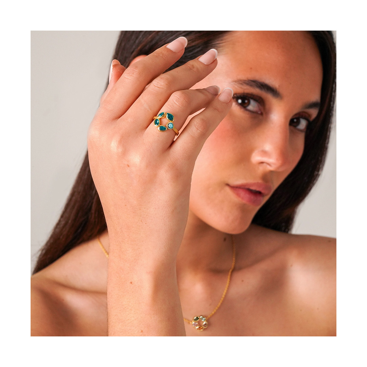 MORNING Ring  in Silver.  18k Gold Vermeil