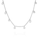 Collar geométrico en plata de ley