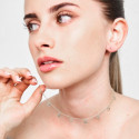 Geometric necklace in 925 sterling silver