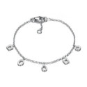 Pulsera geométrica en plata de ley