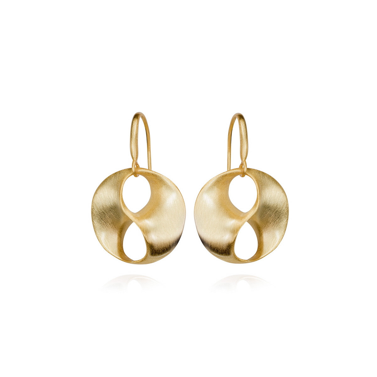 LOVE Earrings in Silver. 18k Gold Vermeil