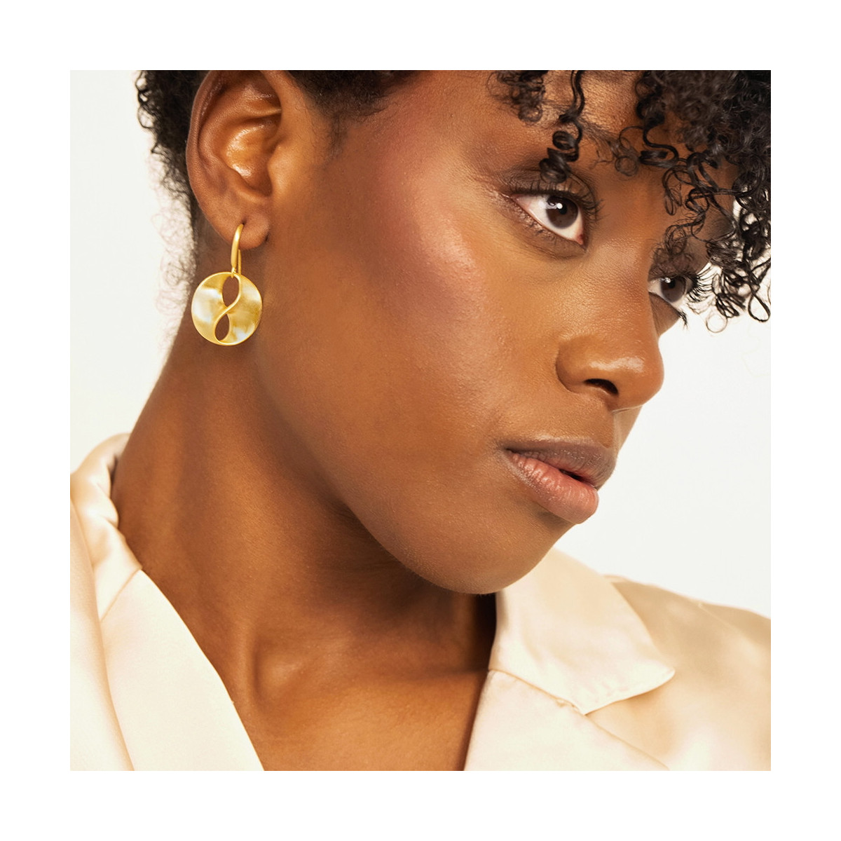 LOVE Earrings in Silver. 18k Gold Vermeil