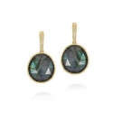 Pendientes Labradorita con Baño de Oro 18k