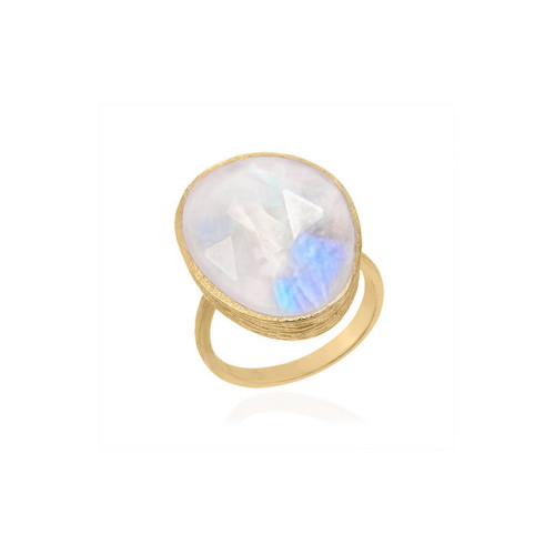 Anillo SHADE de Plata. Baño de Oro 18k