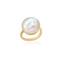 Anillo SHADE de Plata. Baño de Oro 18k