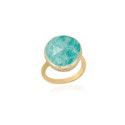 Anillo SHADE de Plata. Baño de Oro 18k