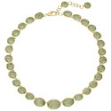 Collar de Amatista Verde en baño de oro 18k