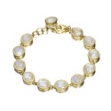 Small Spectrolite Bracelet in 18k Gold Vermeil