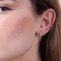 Stud Earrings with Labradorites in 18k Gold Vermeil