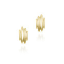 Midi 18k Gold Vermeil Irregular Earrings