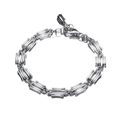 Irregular motif bracelet in sterling silver 925