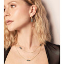 Long necklace with labradorite in sterling silver with 18k gold vermeil
