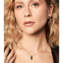 Labradorite pendant with unique cuts in sterling silver with 18k gold vermeil