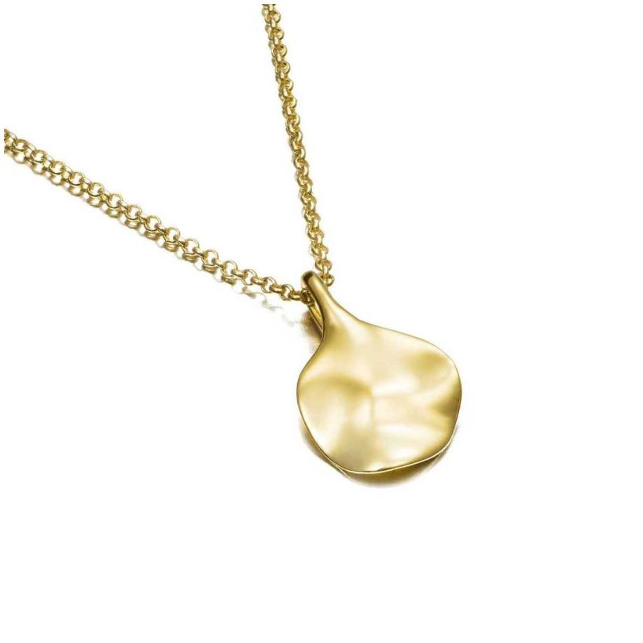 Aqua Pendant in Silver. 18k Gold Vermeil