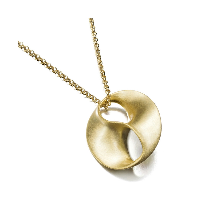 Pendant from the LOVE collection in 925 Sterling Silver with 18-carat gold plating. Chain sold separately